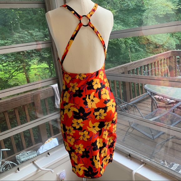 Urban Outfitters Tail Whip Printed Bodycon Dress - Picture 7 of 8